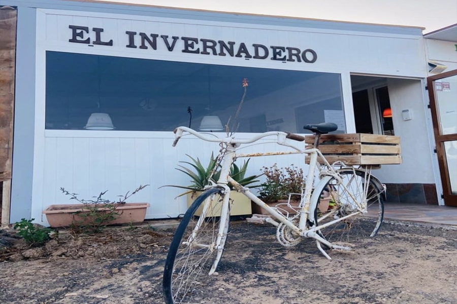 el invernadero del restaurante